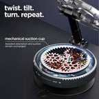 Vacuum Magnetic Mobile Holder for 360° Adjustable, Pocket Size Foldable