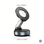 Vacuum Magnetic Mobile Holder for 360° Adjustable, Pocket Size Foldable